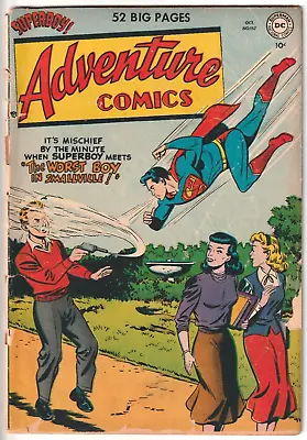 Buy Adventure Comics #157 DC Comics 1950 1.5 FR/GD AL PLASTINO SUPERBOY COVER • 63.25£
