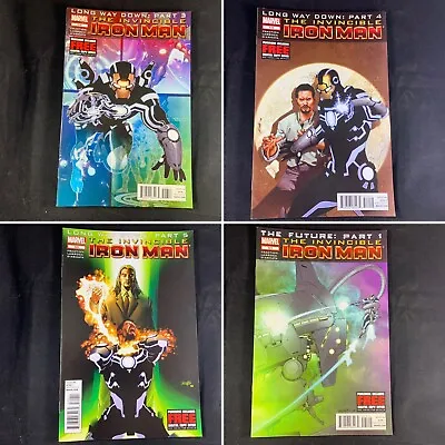 Buy (Lot Of 8) Invincible Iron Man No. 518-521, 522, 523, 524, 527 Marvel Aug 2012 • 16.08£