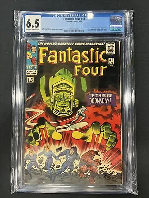 Buy Fantastic Four #49 [1st Full Galactus, 2nd Silver Surfer] CGC 6.5 1st Cover App • 1,106.85£