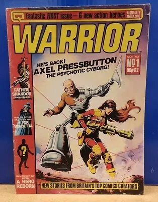Buy Warrior #1 (quality Magazine) Alan Moore/ 1st Miracle Man & V For Vendetta/ Fn- • 119.49£