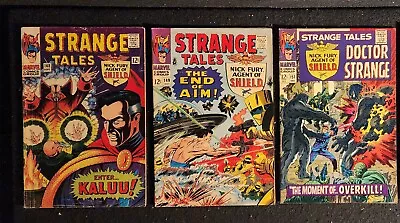 Buy Strange Tales #148, 149, 151 (Marvel Comics 1966) AVG G+ Jack Kirby Don Heck • 40.21£