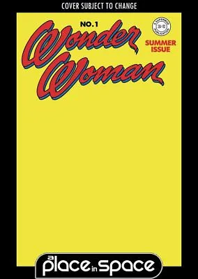 Buy Wonder Woman (1942) #1c - Facsimile Edition Blank Variant (wk45) • 7.99£