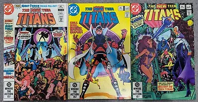 Buy DC New Teen Titans 21 22 23 - 1st App Brother Blood Mother Mayhem & Blackfire • 24.99£