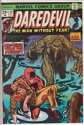 Buy Daredevil #114, Marvel Comics 1974 VF 8.0 1st Full Death Stalker • 27.98£