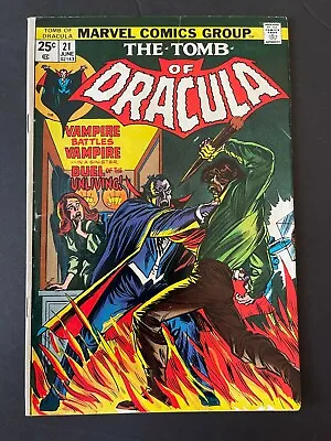 Buy Tomb Of Dracula #21 - Brief Blade Appearance (Marvel, 1972) Fine+ • 11£