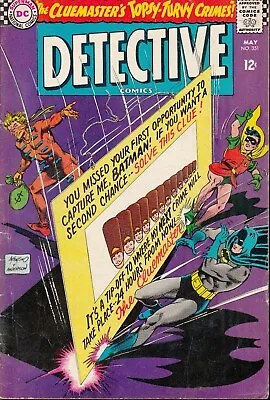 Buy Detective Comics #351 1966 Dc ''cluemaster'' -topsy/turvy- Kane/infantino...vg+ • 22.87£