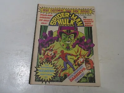 Buy SPIDER-MAN & HULK WEEKLY Comic - No 406 - Date 17/12/1980 - UK Paper Comic • 9.99£