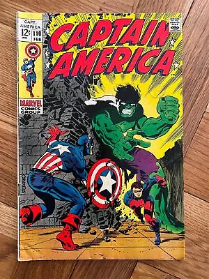 Buy Captain America #110 Rick Jones Dons The Bucky Costume; First Madame Hydra • 100£