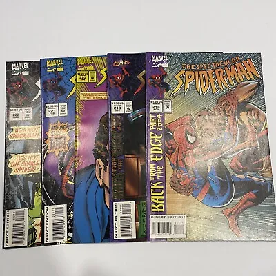 Buy Marvel Comics The Spectacular Spider-Man #218-222. (J3-22) • 12.99£