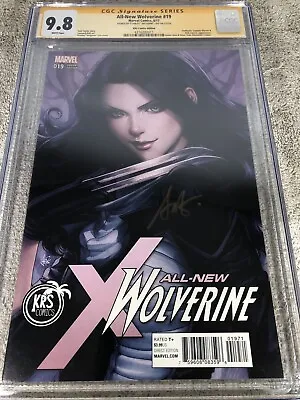 Buy All New Wolverine 19 CGC SS 9.8 Artgerm Variant X 23 Cover 6/17 • 221.36£