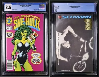 Buy Sensational She-Hulk #1 (Marvel 1989) CGC 8.5 Origin Of She-Hulk • 27.63£