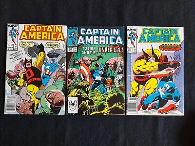Buy Captain America 328-330 Marvel 1987 1st Appearance D-Man & Night Shift • 16.09£