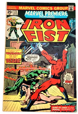 Buy Marvel Premiere: Iron Fist #23 (1975) / Fn- / Marvel • 7.99£