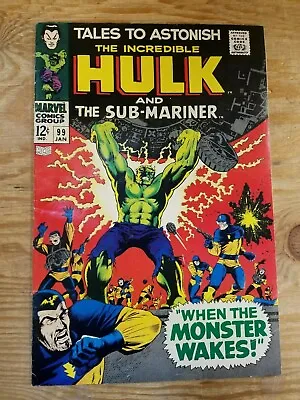 Buy Tales To Astonish #99 Sub-Mariner & Incredible Hulk • 13.67£