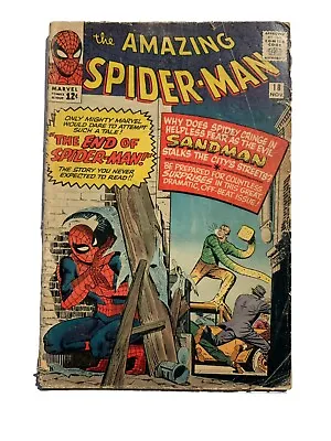 Buy Amazing Spider-Man #18 Comic 1964 1st App Ned 3rd Sandman 4th Kraven 1.0/FR • 83.95£