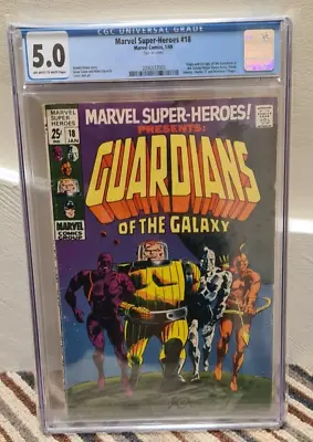 Buy Marvel Super-Heroes #18 1st App Of Guardians Of The Galaxy CGC 5.0 James Gunn • 369.99£