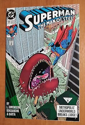 Buy Superman The Man Of Steel #12 - DC Comics 1st Print • 6.99£