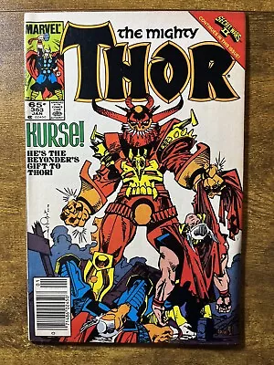 Buy Thor 363 Newsstand Key Issue Thor Is Transformed Into A Frog Marvel 1985 Vintage • 4.31£