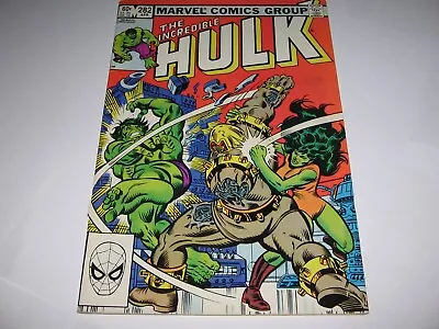 Buy THE INCREDIBLE HULK No. 282 (1983) 1st Hulk/She Hulk Meeting  MARVEL COMICS  VF- • 13.50£