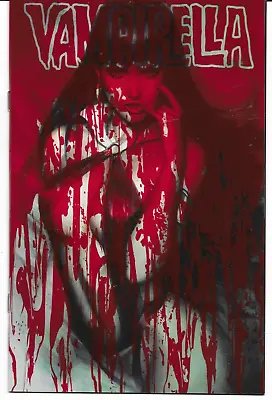 Buy VAMPIRELLA - Vol 5 #06 (2019) Variant  Blood Splattered Acetate  Cover ~ ARTGERM • 24.95£