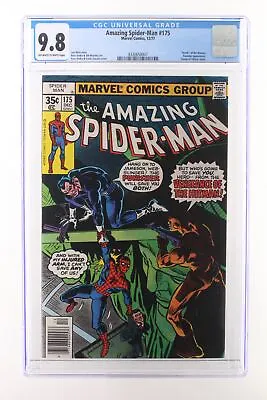 Buy Amazing Spider-Man #175 - Marvel Comics 1977 CGC 9.8   Death   Of The Hitman. Pu • 223.07£