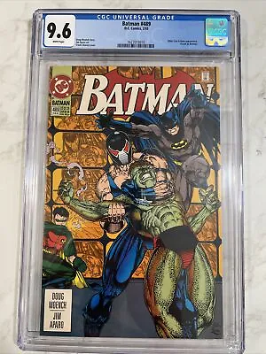 Buy Batman #489 CGC 9.6 1993 Killer Croc & Bane App Azrael As Batman • 76.33£