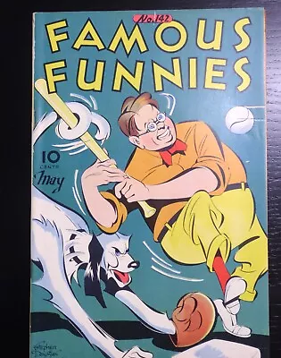 Buy Famous Funnies  #142, VF- 7.5, May 1946, Buck Rogers, Baseball Cover  • 47.96£