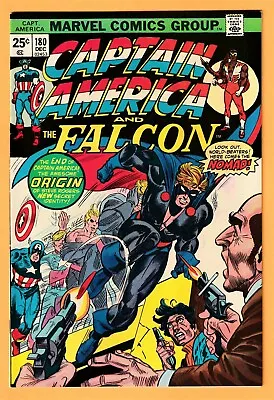 Buy CAPTAIN AMERICA #180 NM (9.4) OW/W PAGES  ** 1st Appearance Of NOMAD ** • 315.84£