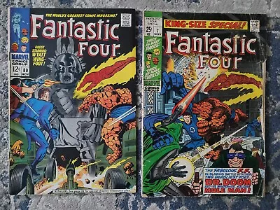 Buy Fantastic Four Silver Age Comic Lot 80 & Special 7 Doom • 15.81£