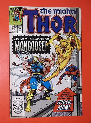 Buy THOR # 391 - FN 6.0 - 1st ERIC MASTERSON APPEARANCE - 1988 SPIDER-MAN COVER • 5.15£