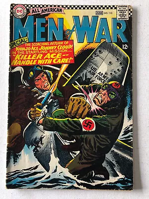 Buy ALL AMERICAN MEN OF WAR #115 (1966) GD (First Page Missing) • 1.50£