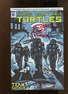 Buy Teenage Mutant Ninja Turtles #55 (9.2) Signed & Sketched By Eastman! 2016 • 39.90£