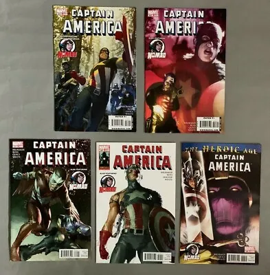 Buy Captain America #602, 603, 604, 605 & 606 (2010) Brubaker•ross•guice • 17.02£