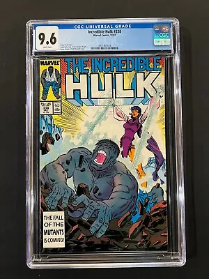 Buy Incredible Hulk #338 CGC 9.6 (1987) - Todd McFarlane Art • 47.39£