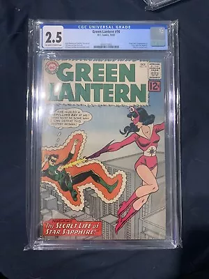 Buy Green Lantern #16 - CGC 2.5 - Silver Age Key - Star Sapphire • 135.91£