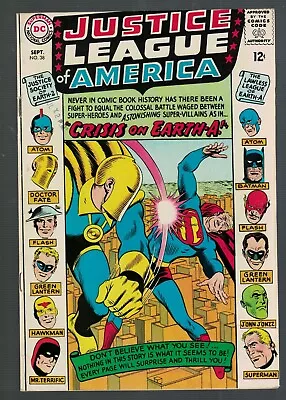 Buy Dc Comics Justice League Of America 36 Fn/VFN 7.0 Flash Wonder Woman 1965 • 29.99£