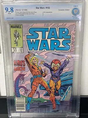 Buy Star Wars #102 CGC CBCS 9.8 (Marvel 1985) Canadian Price Variant * RARE CPV • 316.59£
