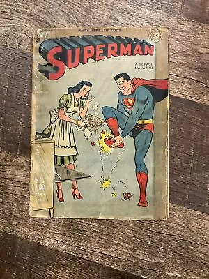 Buy Superman #51, Golden Age, Dc Comics, 1948 • 158.87£