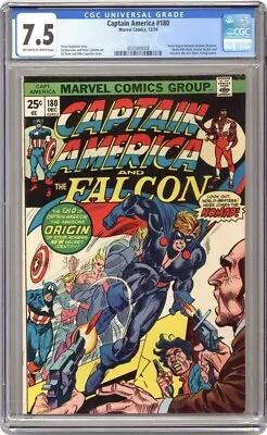 Buy Captain America #180 - 1974 - CGC 7.5 - 1st Appearance Of Nomad • 159.90£