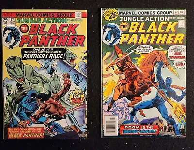 Buy Jungle Action #17, 22 (Marvel Comics 1975) AVG VF Black Panther • 39.98£
