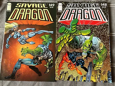 Buy Savage Dragon #148 & 149 - Daredevil - Erik Larsen - 2x Image Comics • 4.99£