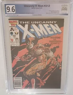 Buy Uncanny X-Men #212N NOT CGC PGX GRADED 9.6 Newsstand 1986 D • 98.83£