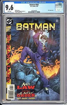 Buy Batman 563 CGC 9.6 4076728018 Joker Appearance No Man's Land Campbell Cover • 63.32£