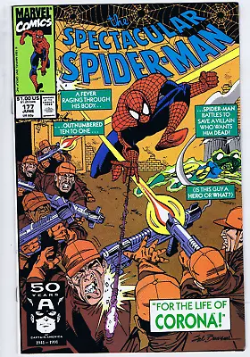Buy Spectacular Spider-Man #177 Marvel 1991 '' For The Life Of Corona ! '' • 10.25£
