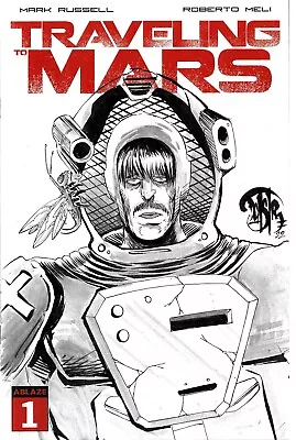 Buy Traveling To Mars #1 Ablaze Comic Blank Cover W Original Dave Castr Art ARG • 47.32£