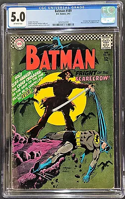 Buy Batman #189 1st Silver Age Appearance Of The Scarecrow - Cgc 5.0 - 1967 • 312.69£