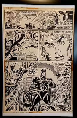 Buy Fantastic Four #129 Pg. 8 By John Buscema 11x17 FRAMED Original Art Print Marvel • 48.21£