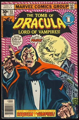Buy TOMB OF DRACULA #55 1977 1ST APPEARANCE Of JANUS (Dracula & Domini Son) MARVEL • 7.90£