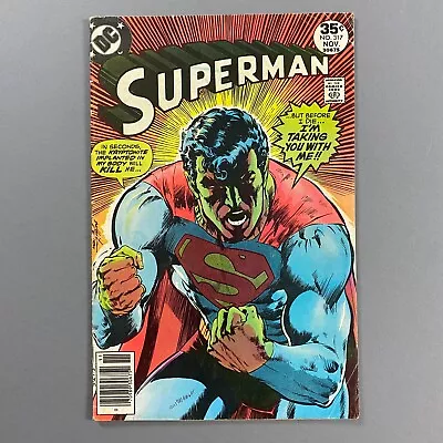 Buy Superman 317 Neal Adams Cover Art (1977, Dc Comics) • 15.82£