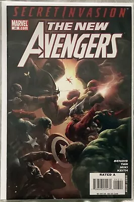 Buy NEW AVENGERS #43 - SECRET INVASION - BENDIS (Marvel, 2008, First Print) • 3.50£